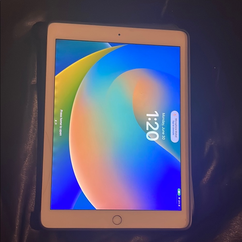 Apple Tablet with White Bezel